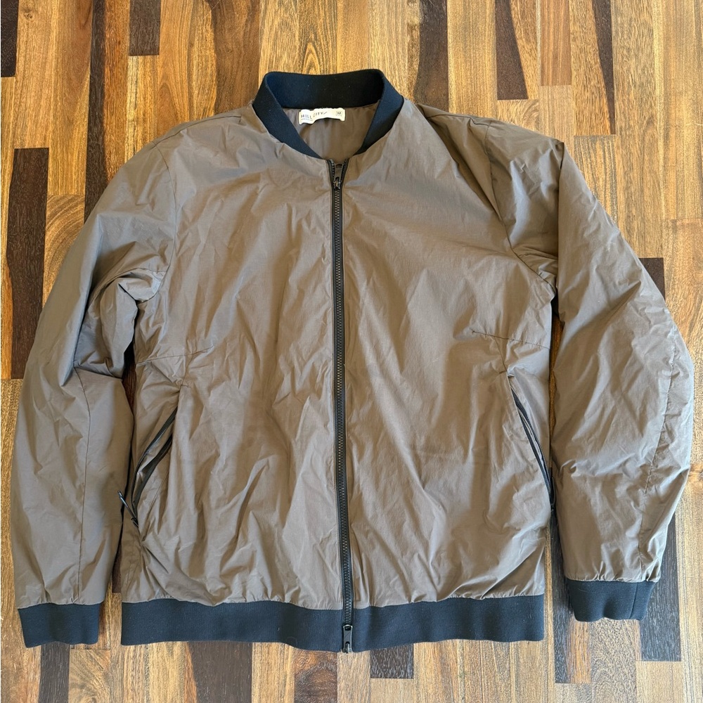 Hill City - Thermal Light Bomber Jacket - Olive - Medium